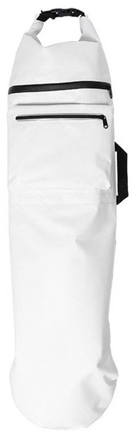White roll-top skateboard bag colour reference