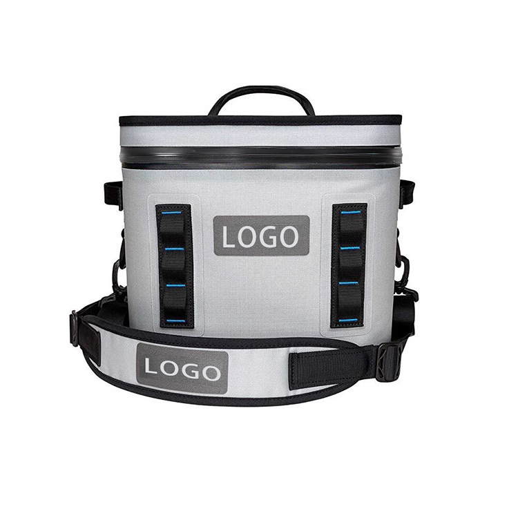 Silver ZY32 waterproof soft cooler front view
