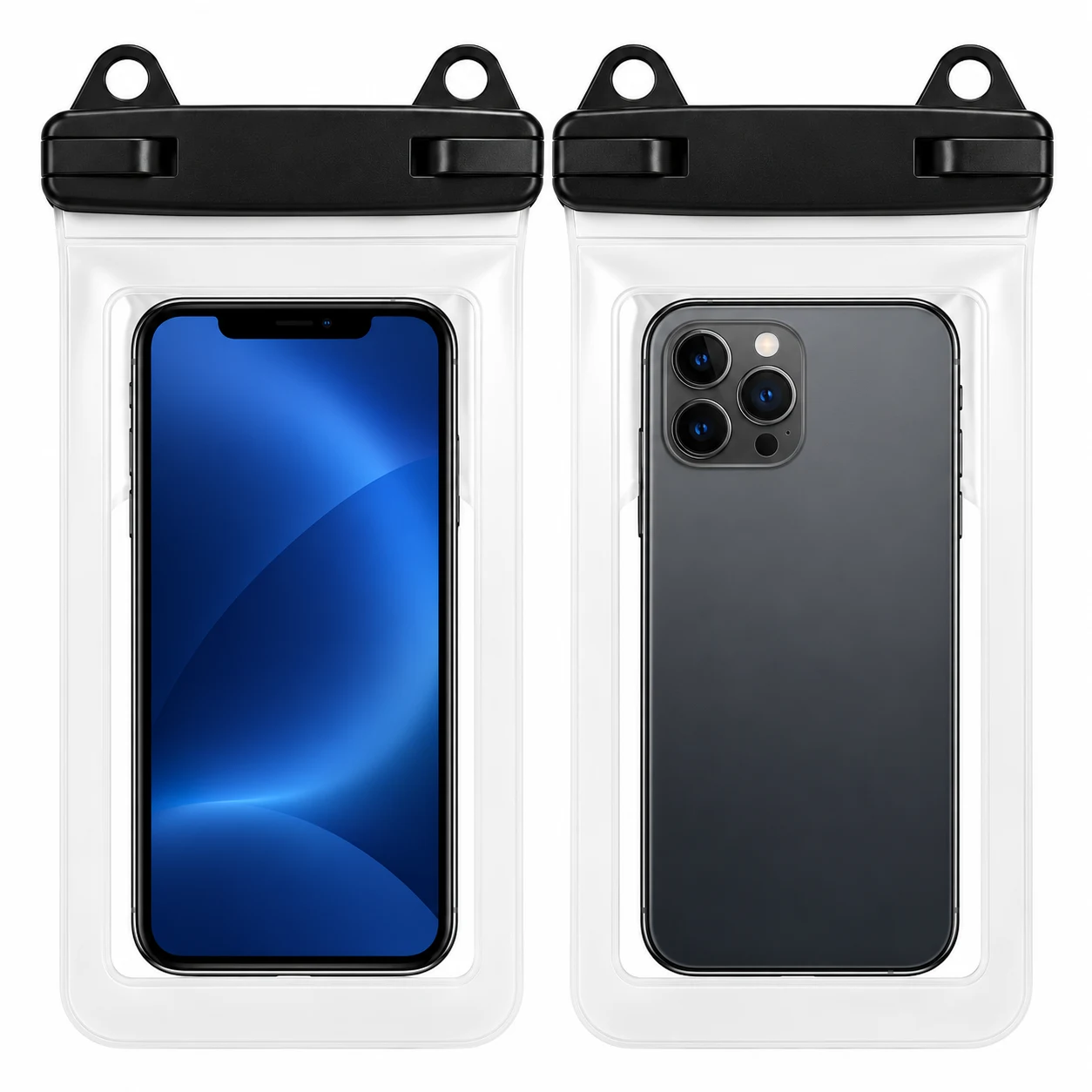Semi-Transparent PVC Waterproof Phone Pouch