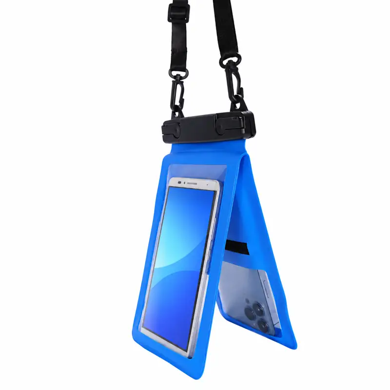 Royal blue double-compartment reference