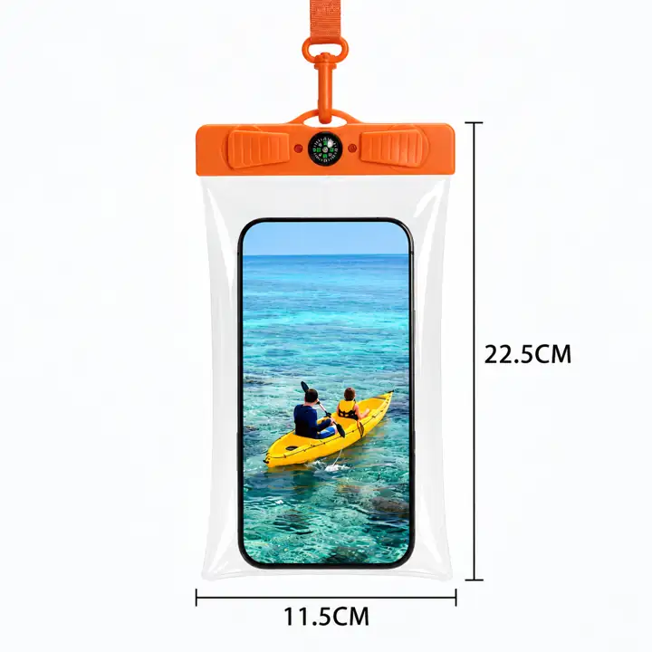 Clear Single-Hook Waterproof Phone Pouch — supplier reference view 2