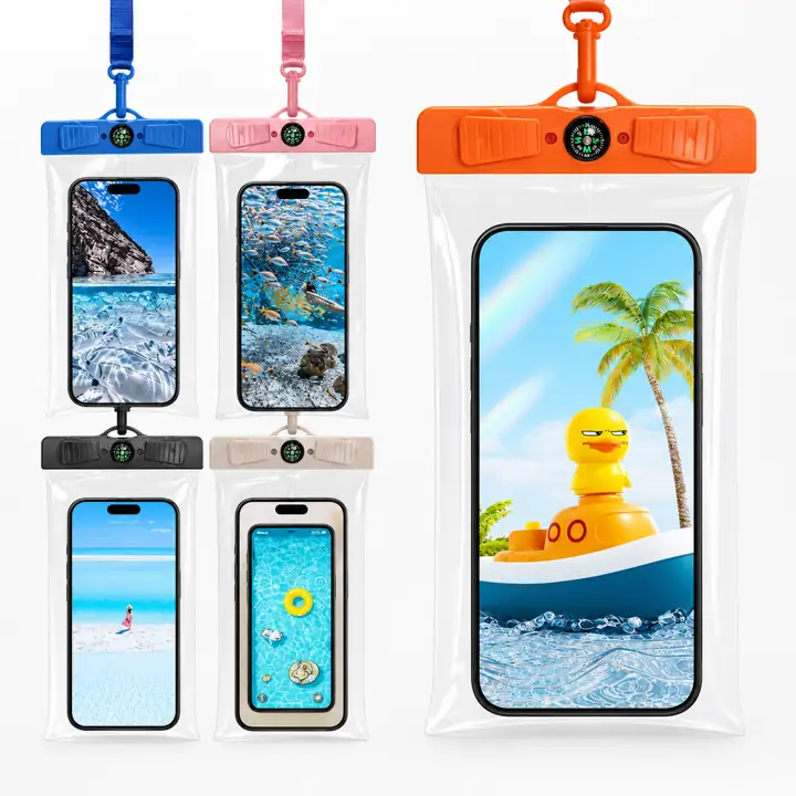 Clear Single-Hook Waterproof Phone Pouch — supplier reference view 5