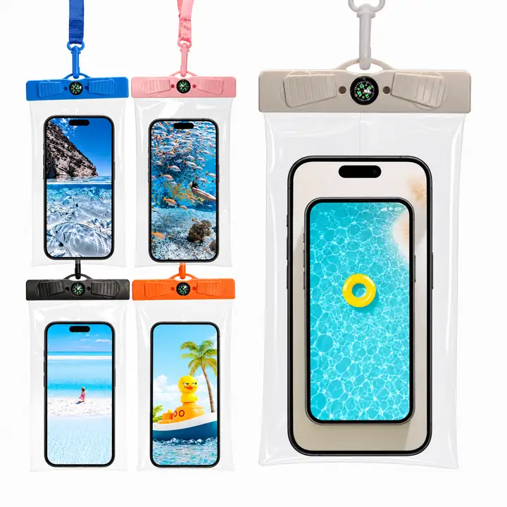 Clear Single-Hook Waterproof Phone Pouch — supplier reference view 7