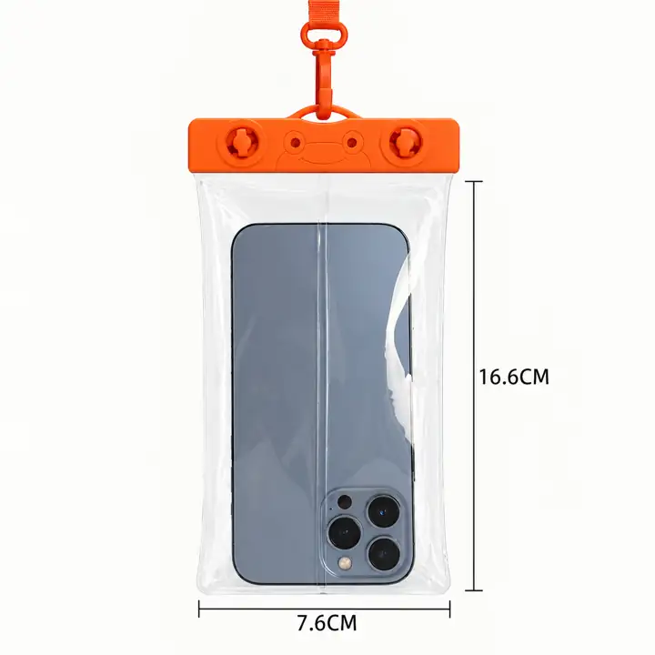 Clear Single-Hook Waterproof Phone Pouch — supplier reference view 8