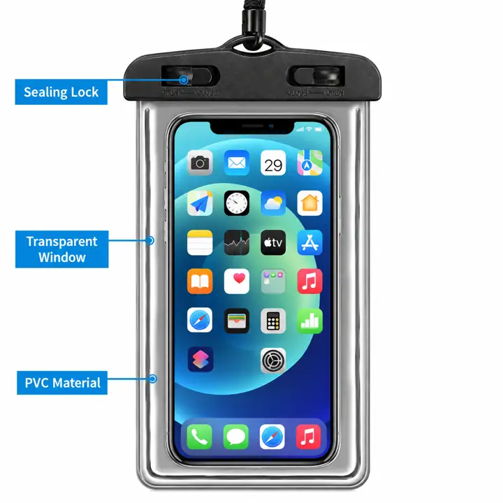 Luminous-Trim Waterproof Phone Pouch — supplier reference view 2