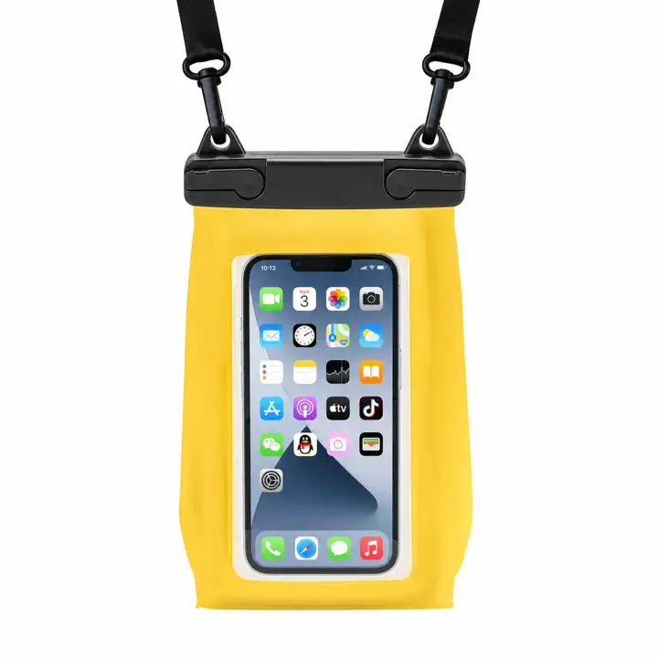 Semi-Transparent PVC Waterproof Phone Pouch — product reference