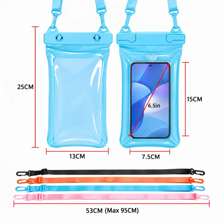 Rounded Air-Edge Waterproof Phone Pouch