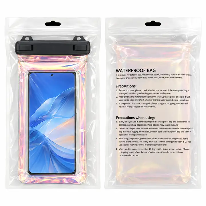 Iridescent Waterproof Phone Pouch — supplier reference view 6