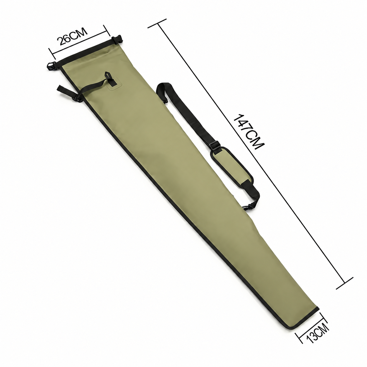 147cm PVC Waterproof Gun Storage Pouch — product view