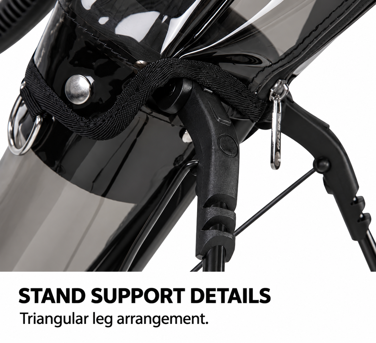 Lightweight TPU Waterproof Golf Pencil Stand Bag — English detail guide
