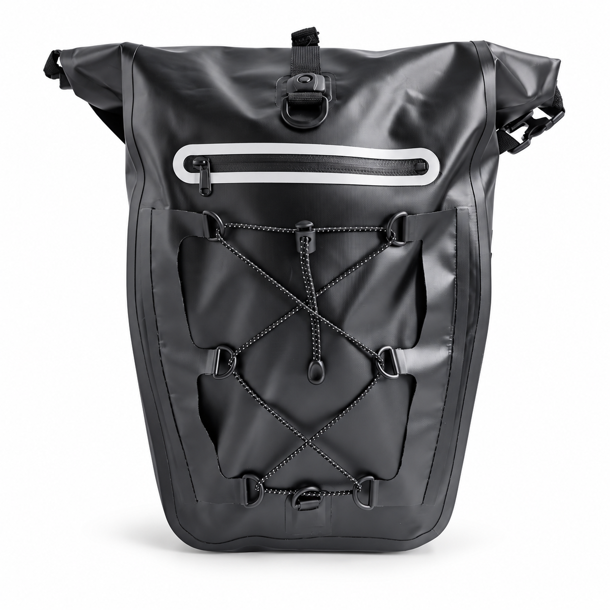 PVC Roll-Top Waterproof Bicycle Rack Pannier