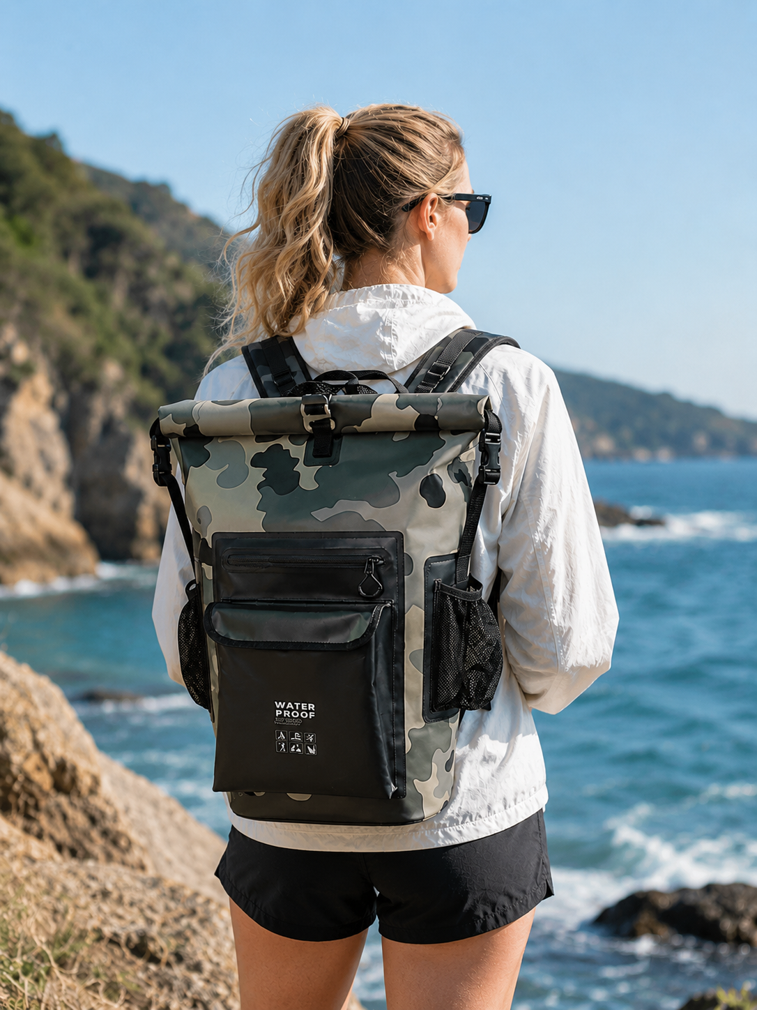 Pocket Roll-Top Backpack reference thumbnail