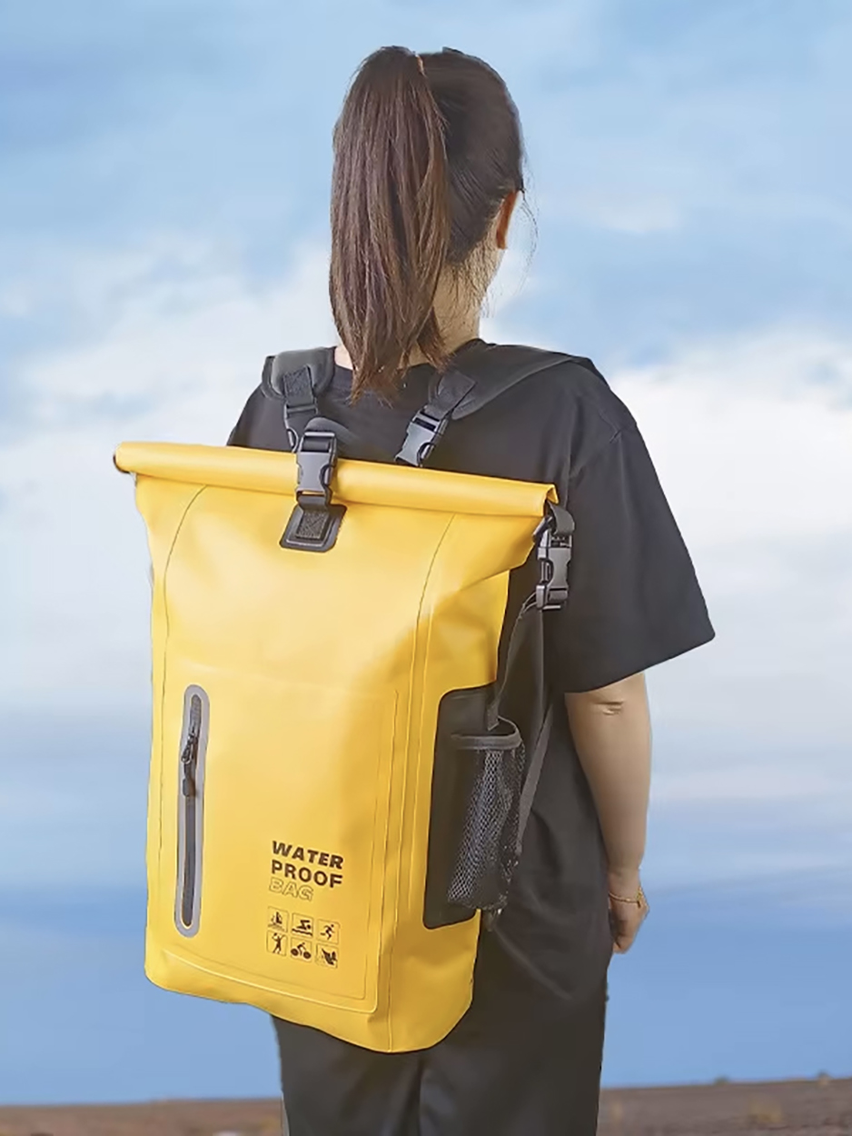 Coated Front-Zip Backpack reference thumbnail