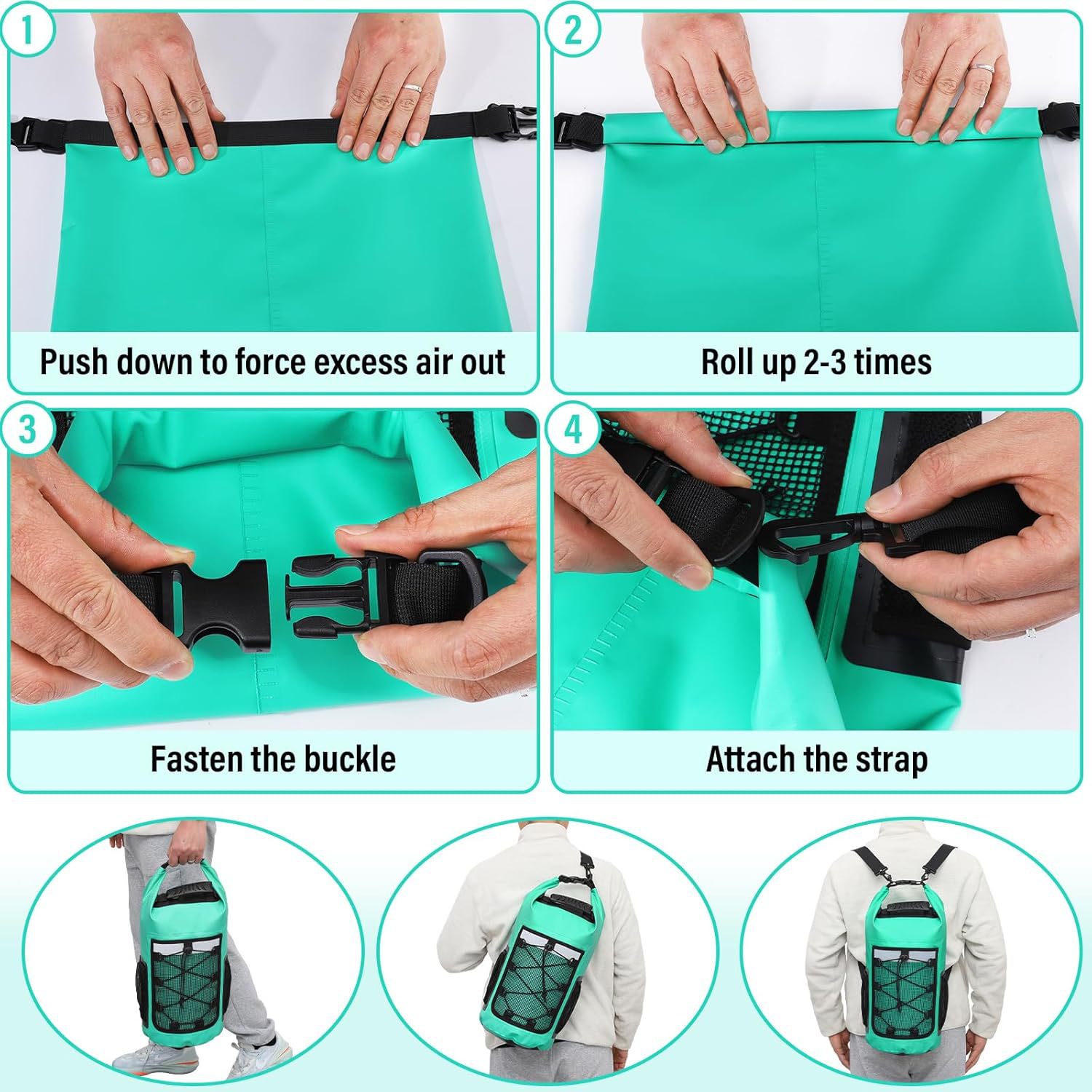 Mesh-Pocket Carry Dry Bag reference thumbnail